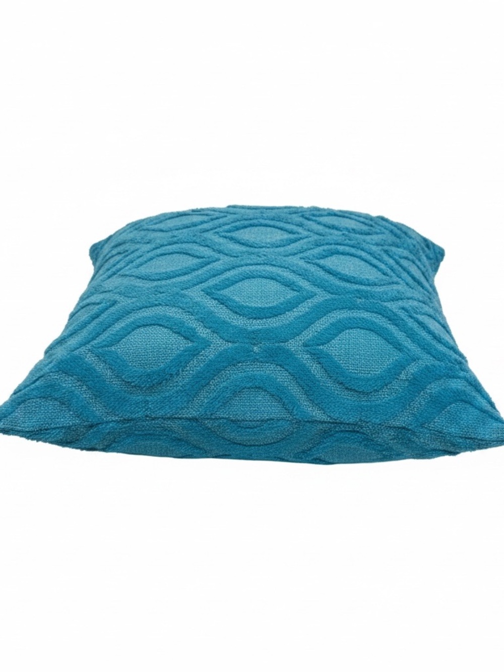 Faux Fur Plush Teal Throw Pillow Covers 18x18”